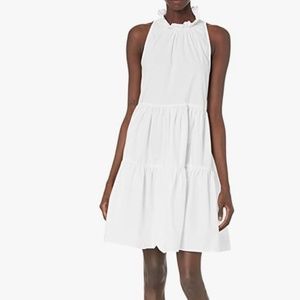 Joie Carlo Midi White Cotton Dress